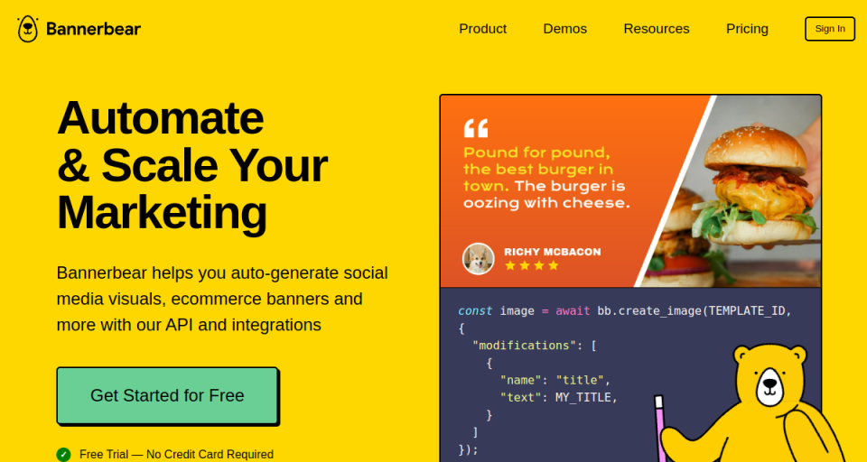 Top Bannerbear Alternative