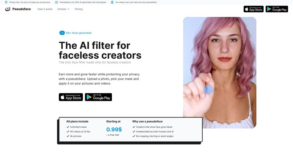 Top Pseudoface Alternative