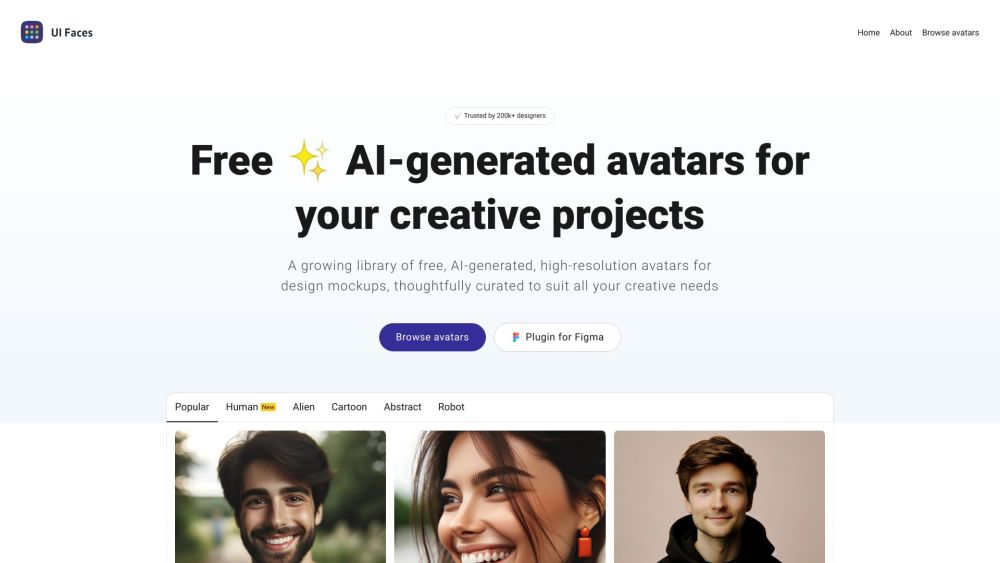 Top UI Faces Alternative