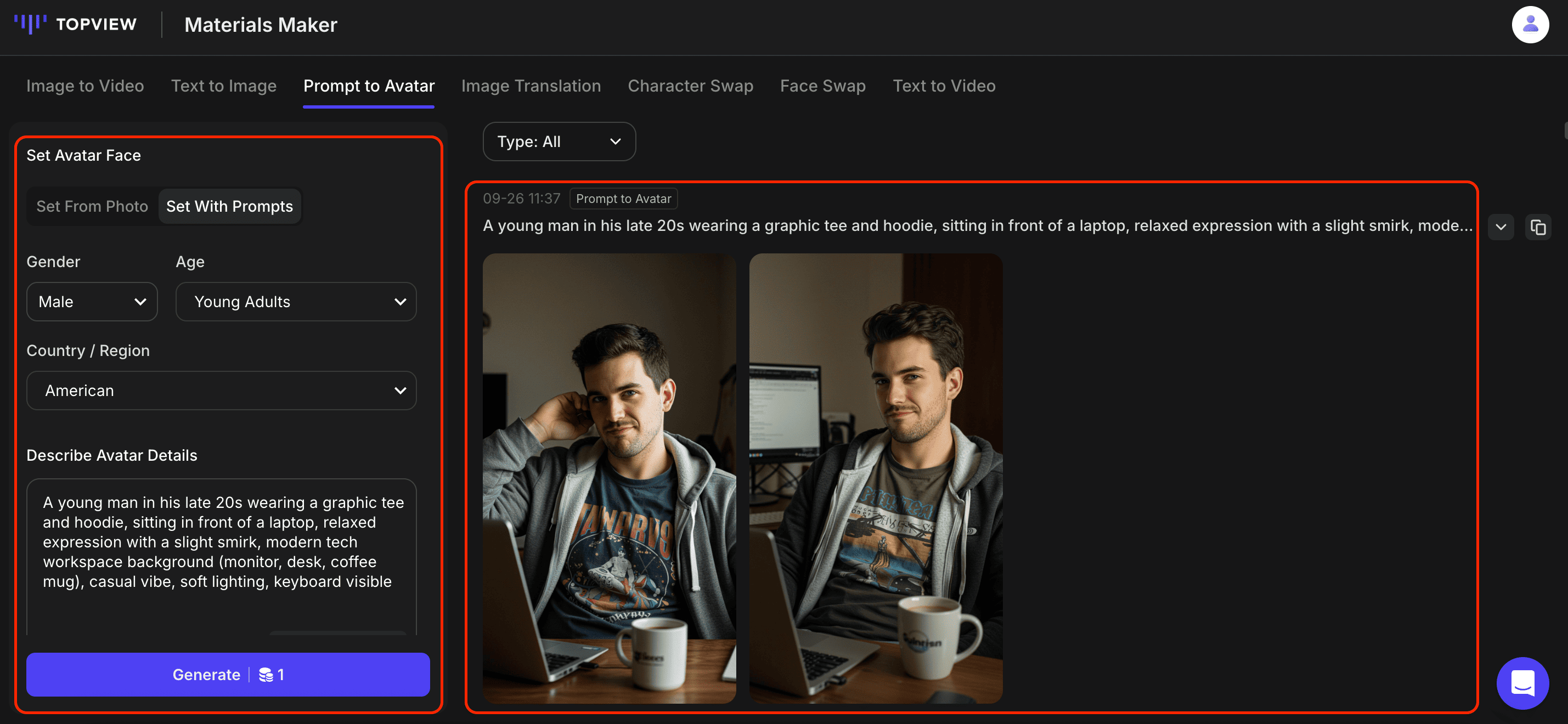 Set with Prompts Mode