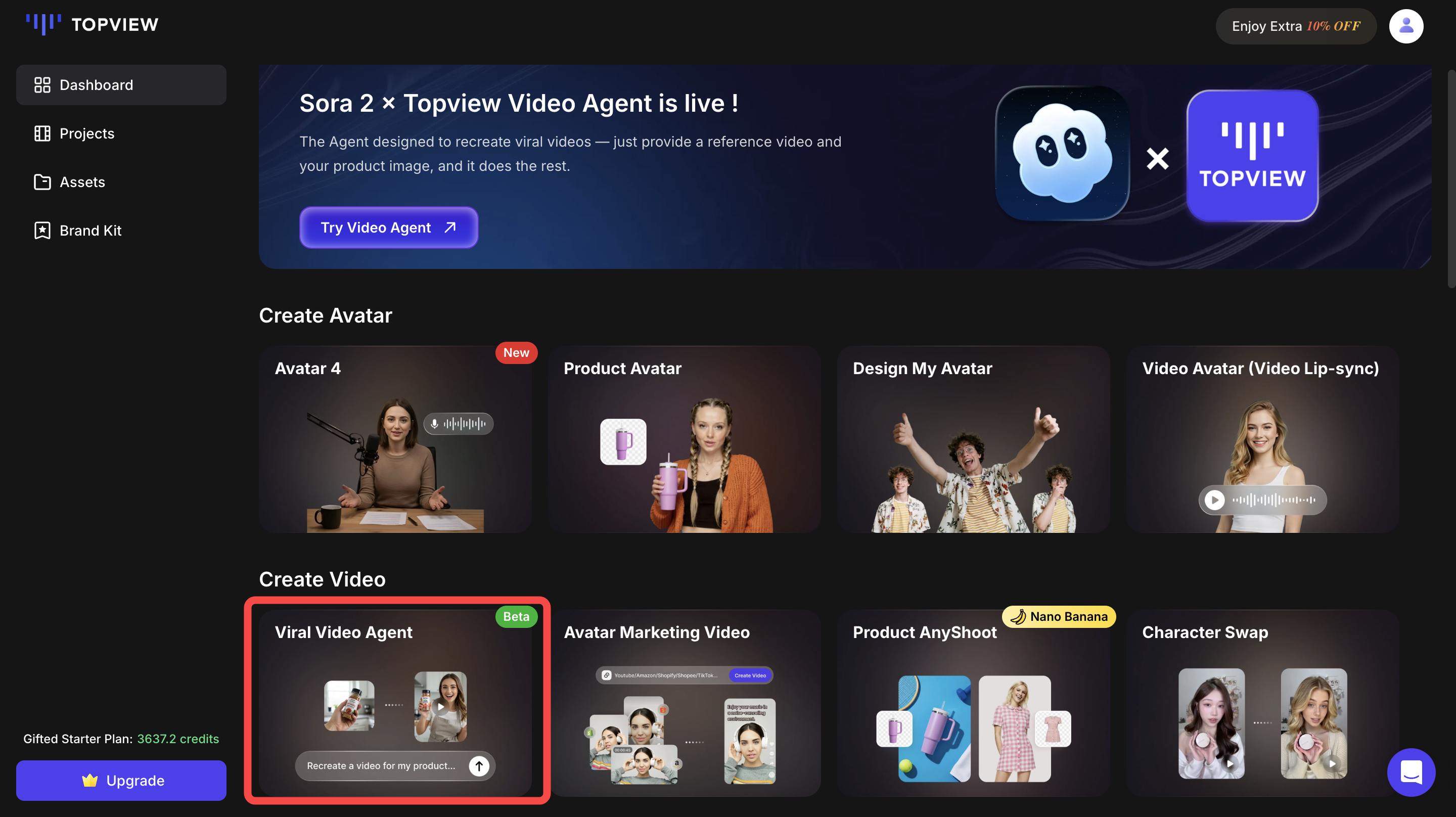 Viral Video Agent Interface