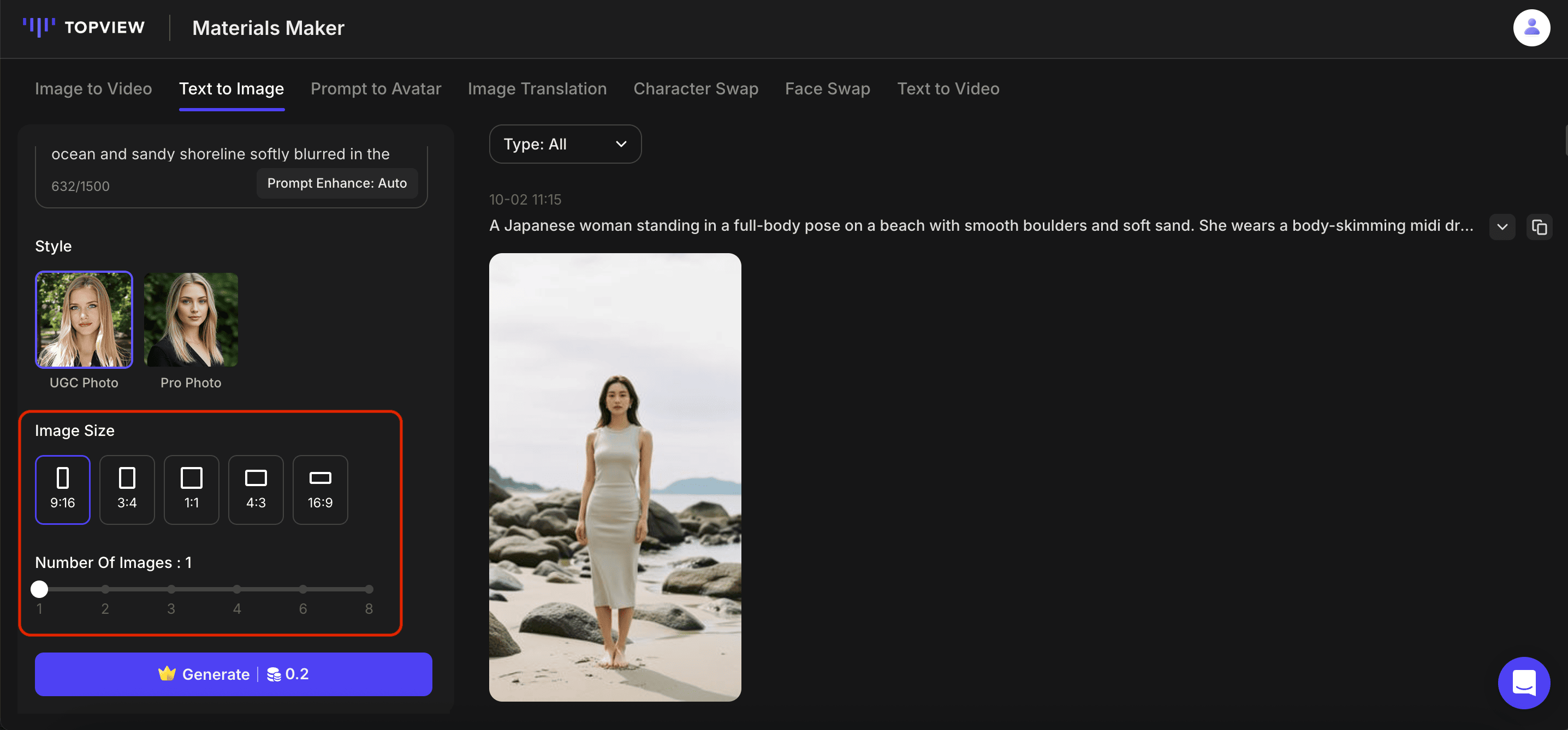 Aspect Ratio and Quantity