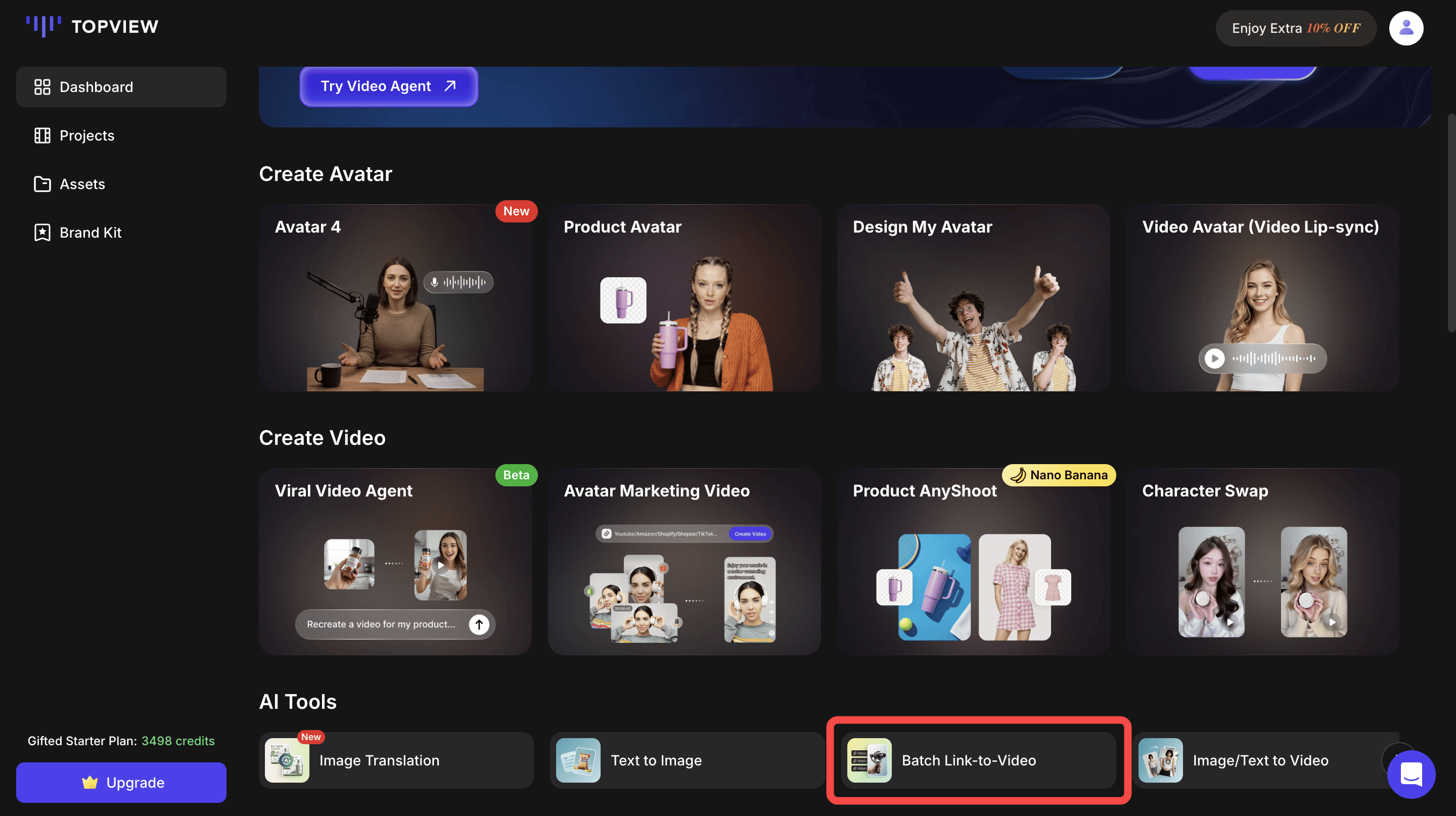 Batch Link-to-Video Interface
