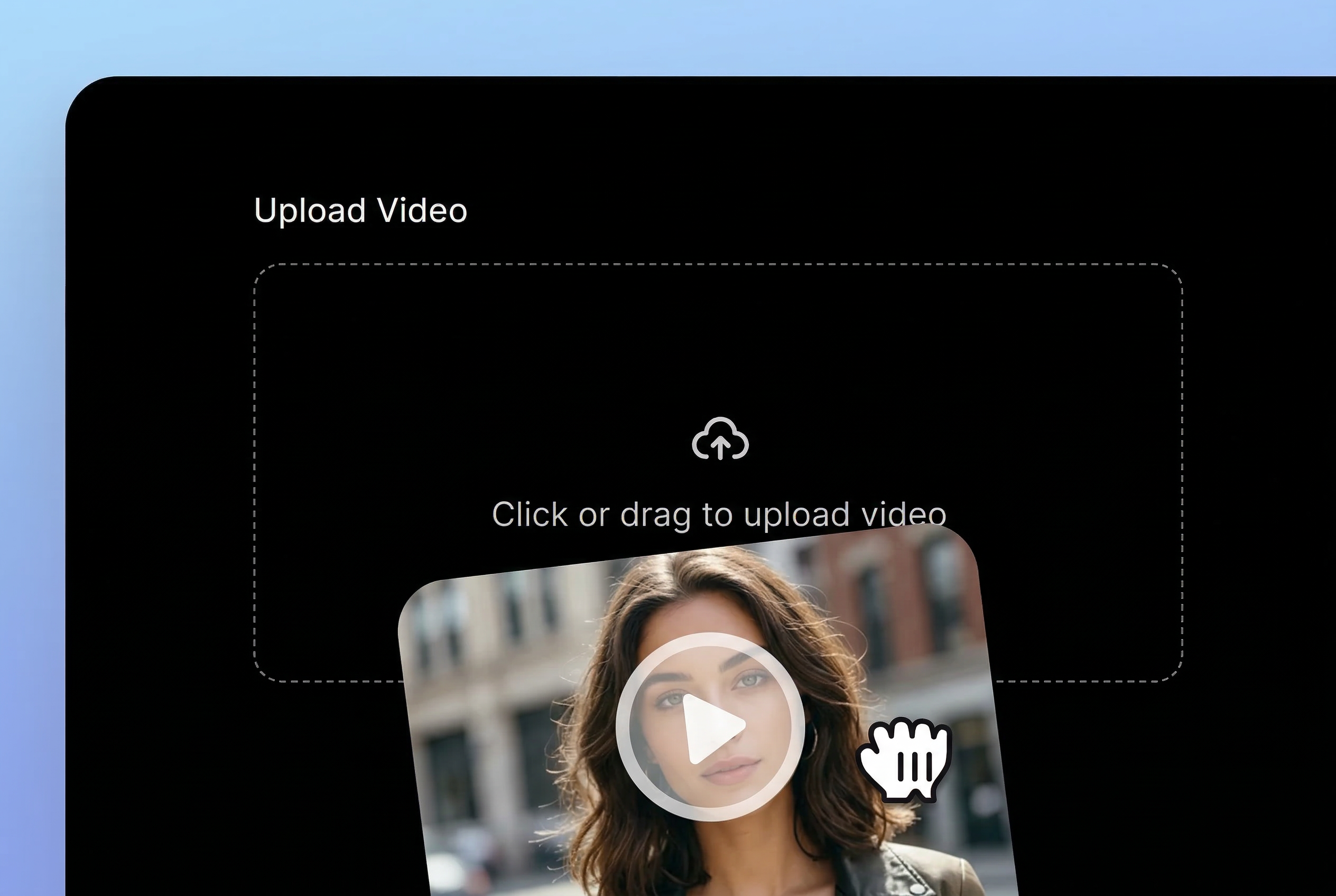 Upload the Motion Reference Video