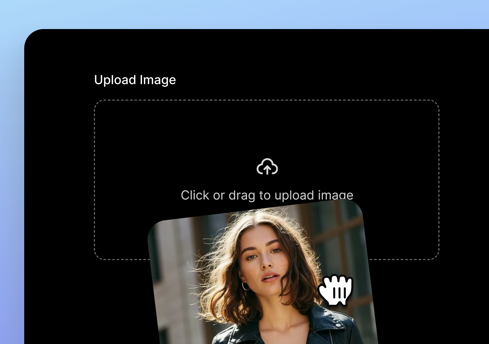 Upload the Target Character Image