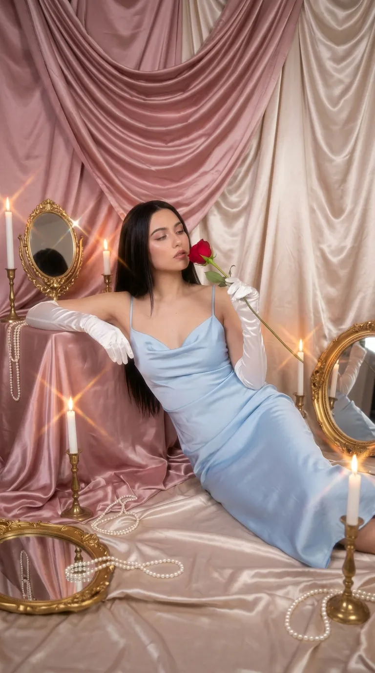 Polaroid retro and glamour aesthetic AI filters video output – 3