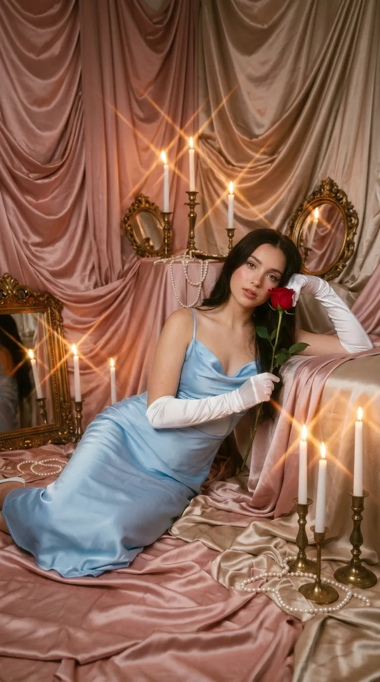 Polaroid retro and glamour aesthetic AI filters video output – 2