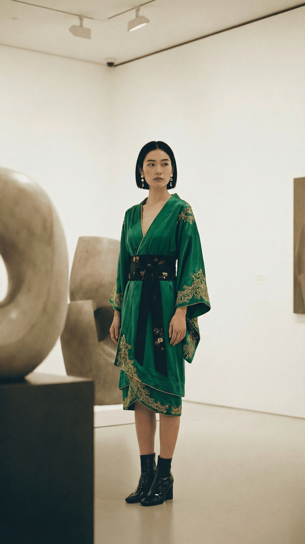 Edited Image Green Kimono