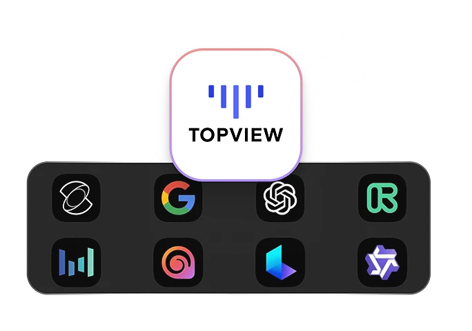 Best-in-Class AI Models & Platform - Topview combines cutting-edge AI models with a production-ready workflow to eliminate fragmented processes.