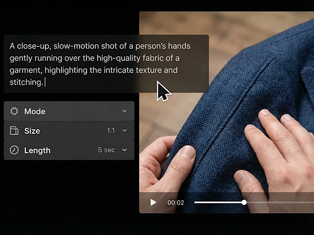 Generate custom AI b-roll and visual scenes
