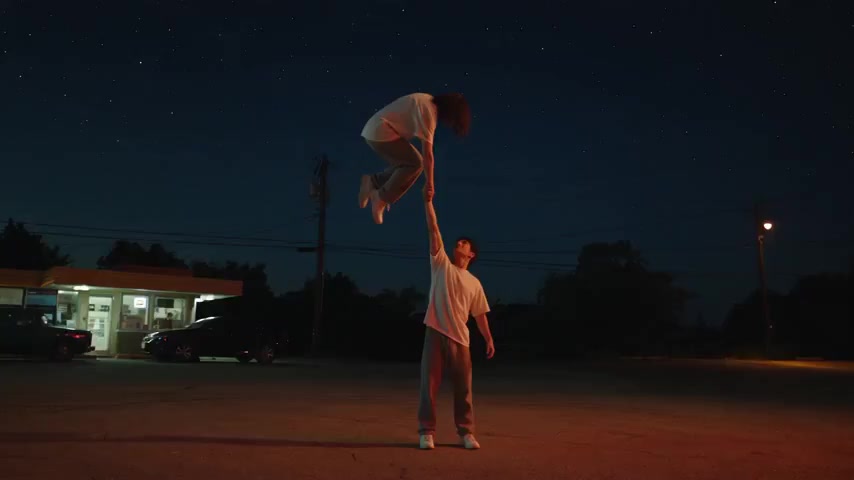 Surreal Low Gravity Night Parking Lot