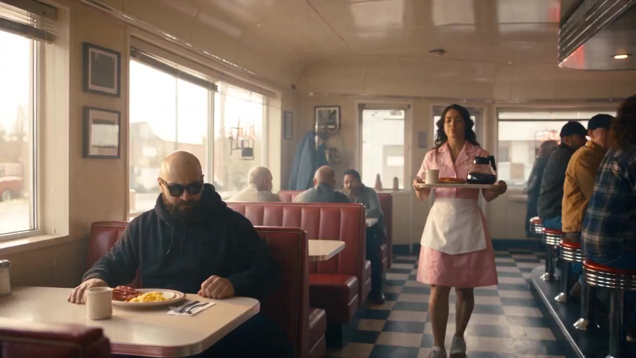 1990s Diner Time-Freeze Collision