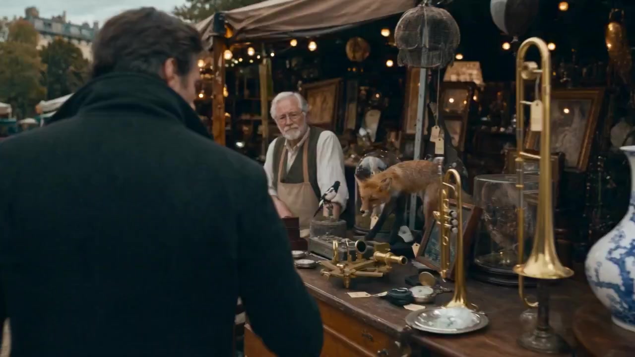 Antique Market One-Take Cinematic